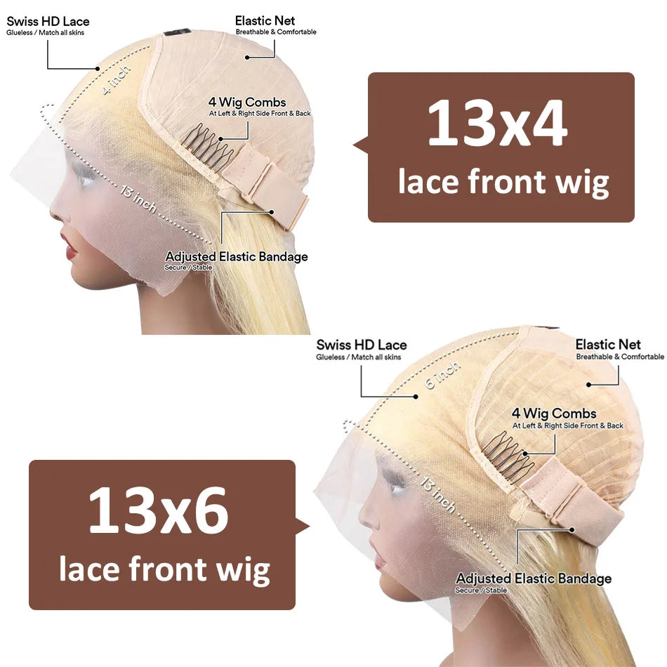 Blonde Lace Front Wig Human Hair Body Wave 613 Hd Lace Frontal Wig 13X4 Hd Lace Wig 13X6 Human Hair Lace Frontal Wigs