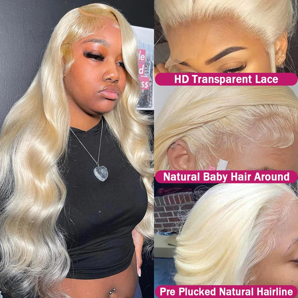 Blonde Lace Front Wig Human Hair Body Wave 613 Hd Lace Frontal Wig 13X4 Hd Lace Wig 13X6 Human Hair Lace Frontal Wigs